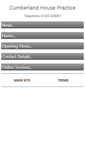 Mobile Screenshot of cumberlandhousesurgery.nhs.uk